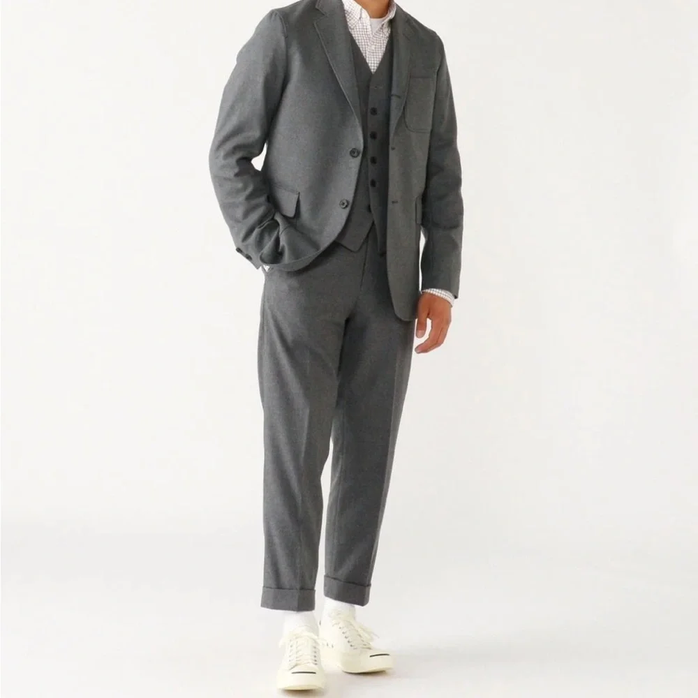 BEAMS PLUS Wool-Blend Flannel‎ Blazer